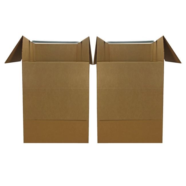 Save space in your closet by storing clothes in UBMOVE wardrobe boxes 