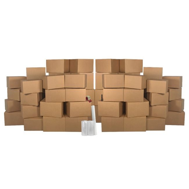 |UBMOVE Basic Moving Boxes Kit #4 contains 52 packing boxes 
