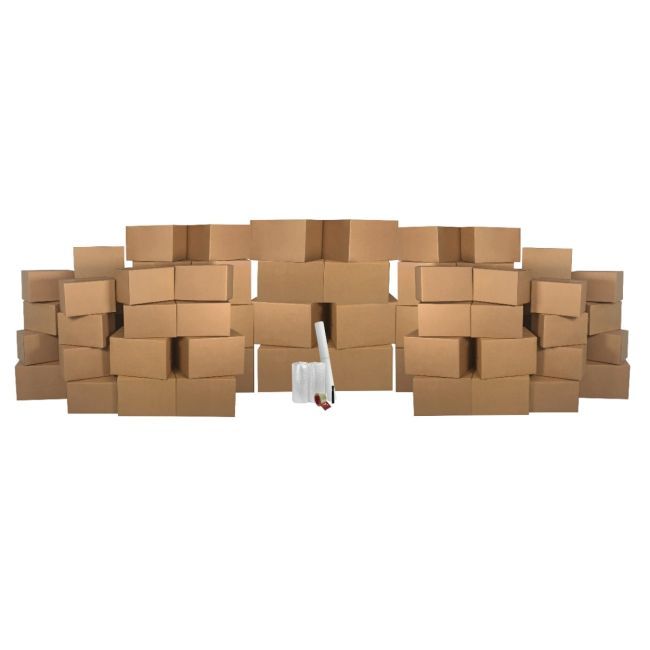  UBMOVE Basic Moving Boxes Kit #5 contains 58 boxes and Supplies.
