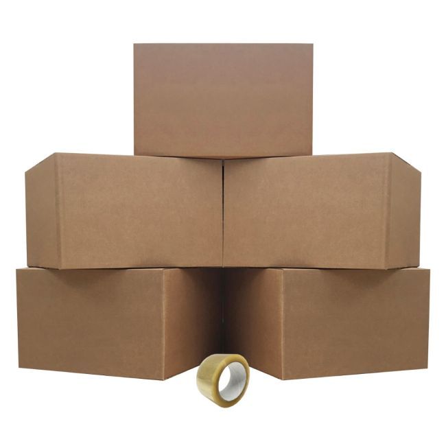 5 Huge Boxes Moving Shipping Box Kit