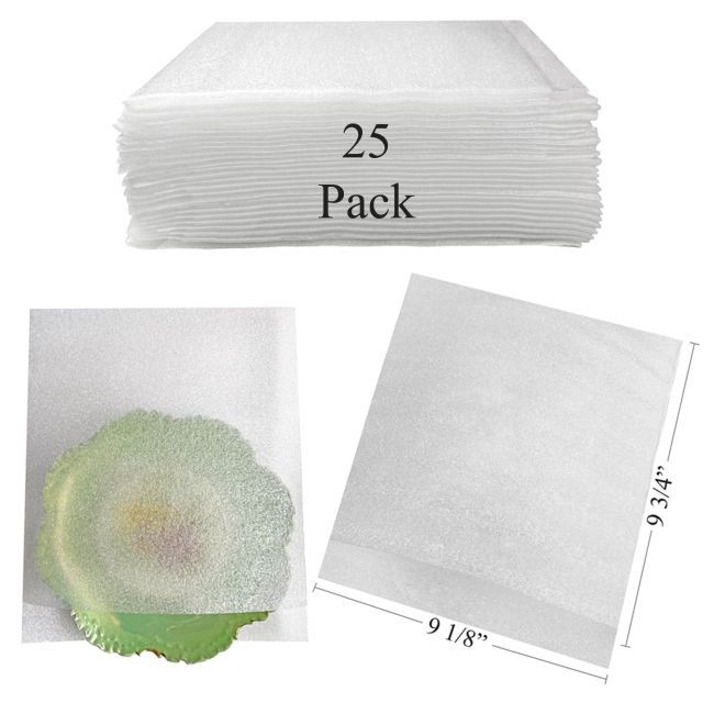 Pack of 25 Foam pouches for dish protection |uBoxes
