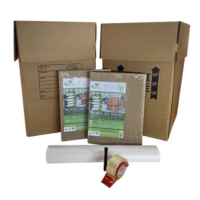 Kitchen Moving Boxes are sturdy cardboard boxes specifically designed for packing kitchen items during a move |UBMOVE

