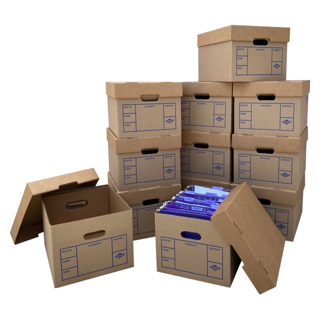 File boxes from UBMOVE with sturdy construction for long-lasting use
