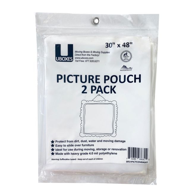 Picture Pouches allow full visibility of the artwork without removing it from the pouch |UBMOVE

