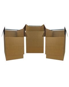 Shorty Wardrobe Boxes (Bundle of 3) 20"x20"x34"