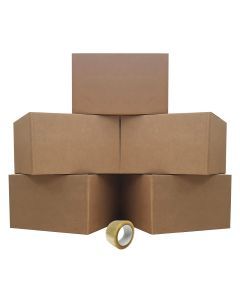 5 Huge Boxes Moving Shipping Box Kit