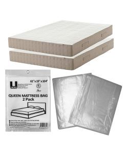 Cover your mattress with uBoxes queen bags. 
