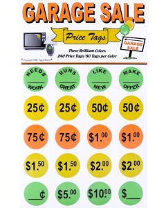 Garage Sale Labels
