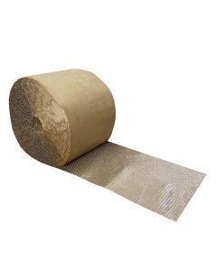 Kraft-Backed Bubble Roll 125' x 12" Wide
