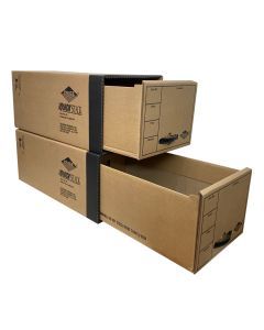 Quick Stack File Boxes, 2 Pack